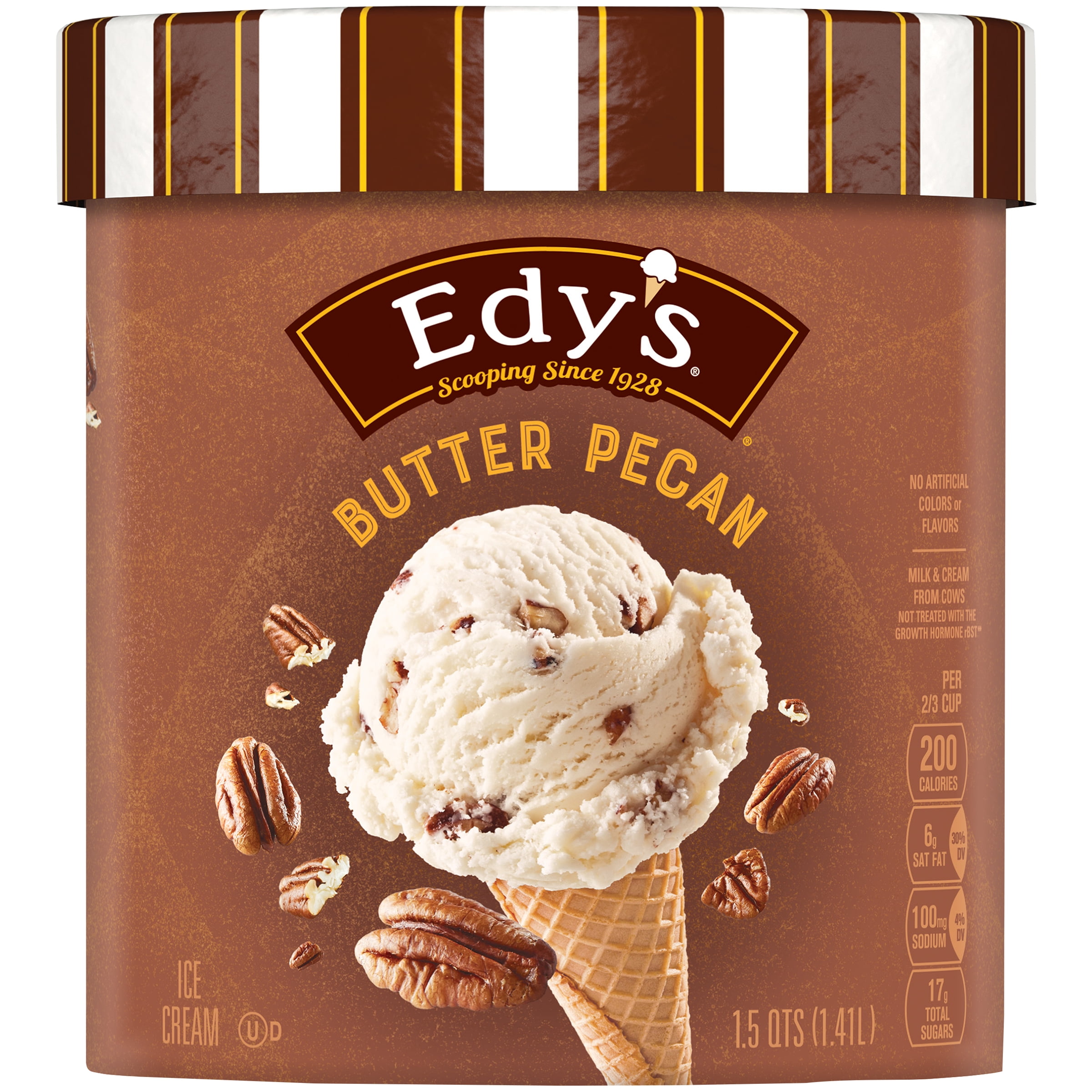 Edy's Dreyer's Grand Butter Pecan Ice Cream, 48oz