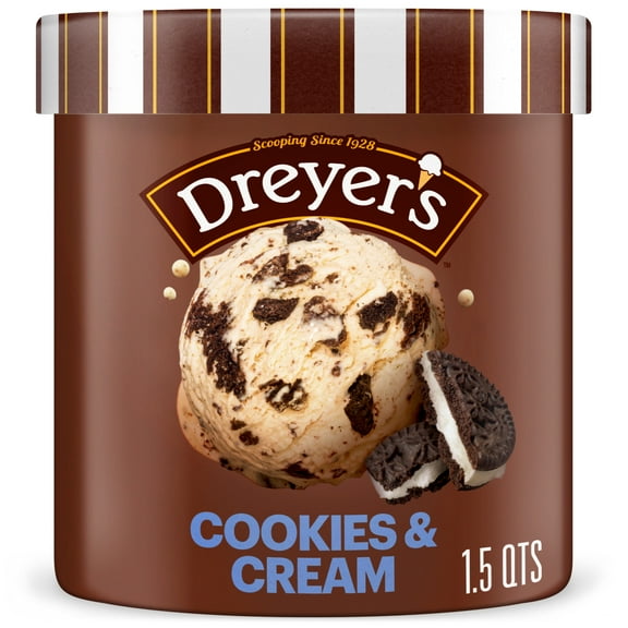 Edys/Dreyers Cookies & Cream, 1.5 Qt