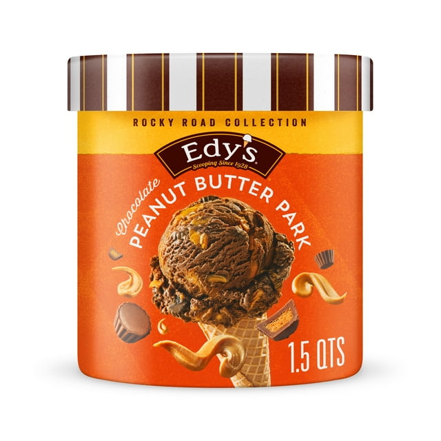 Edy's Dreyer's Rocky Road Collection Chocolate Peanut Butter Park Ice