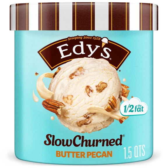 Edy's/Dreyer's Slow Churned Butter Pecan Light Ice Cream, 1.5 Qt