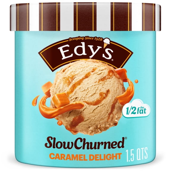 Edy's/Dreyer's Slow Churned Caramel Delight Light Ice Cream, 1.5 Qt