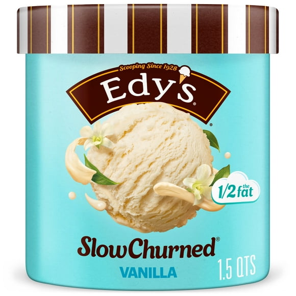 Edy’s/Dreyer’s Slow Churned Classic Vanilla Light Ice Cream, 1.5 Qt