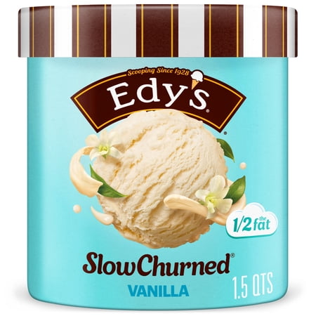 Edy’s/Dreyer’s Slow Churned Classic Vanilla Light Ice Cream, 1.5 Qt