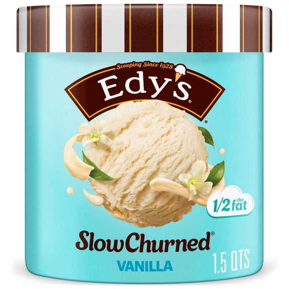 Edys/Dreyers Slow Churned Classic Vanilla Light Ice Cream, 1.5 Qt