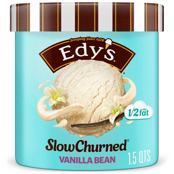 Edy’s/Dreyer’s Slow Churned Vanilla Bean Light Ice Cream, 1.5 Qt