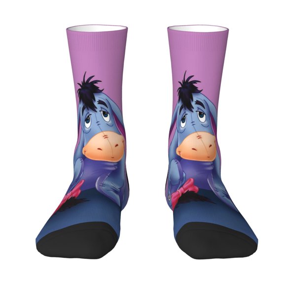 Ee-Yore Socks For Women And Men Cartoon Long Socks For Athletic Running