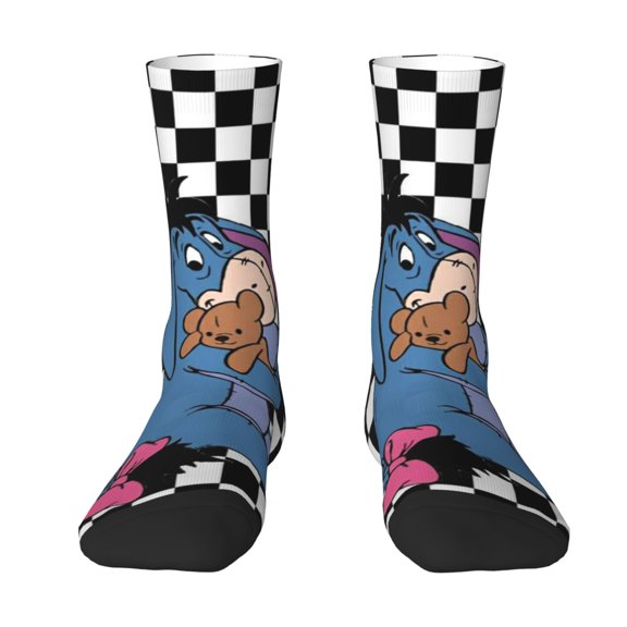 Ee-Yore Socks For Women And Men Cartoon Long Socks For Athletic Running