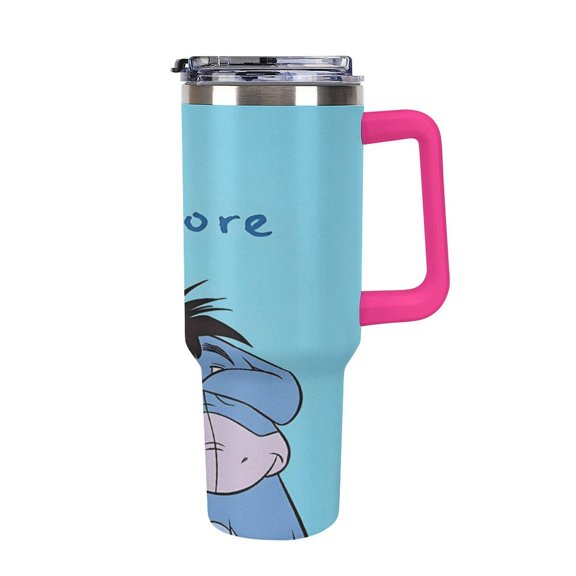 Ee-Yore Tumbler with Handle and Straw Lid Insulated Tumbler Stainless Steel Water Bottle Cup Gifts 40oz