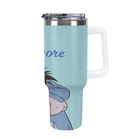 Ee-Yore Tumbler with Handle and Straw Lid Insulated Tumbler Stainless Steel Water Bottle Cup Gifts 40oz