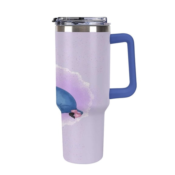 Ee-Yore Tumbler with Handle and Straw Lid Insulated Tumbler Stainless Steel Water Bottle Cup Gifts 40oz