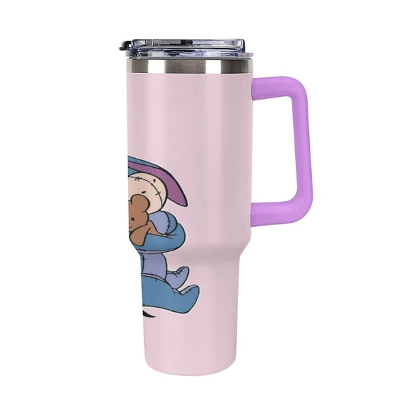 Ee-Yore Tumbler with Handle and Straw Lid Insulated Tumbler Stainless Steel Water Bottle Cup Gifts 40oz