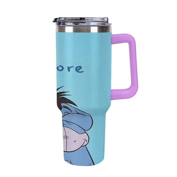 Ee-Yore Tumbler with Handle and Straw Lid Insulated Tumbler Stainless Steel Water Bottle Cup Gifts 40oz