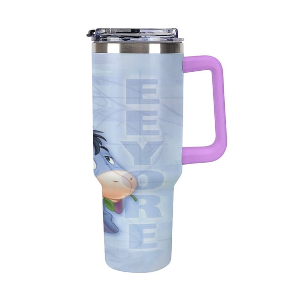 Ee-Yore Tumbler with Handle and Straw Lid Insulated Tumbler Stainless Steel Water Bottle Cup Gifts 40oz