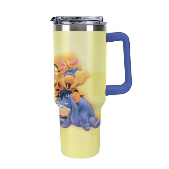 Ee-Yore Tumbler with Handle and Straw Lid Insulated Tumbler Stainless Steel Water Bottle Cup Gifts 40oz