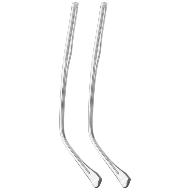 1 Pair Clear Metal Glasses Replacement Temple Arms & Screws - Fix Broken Eyeglass Arms, Includes 3-in-1 Screwdriver
