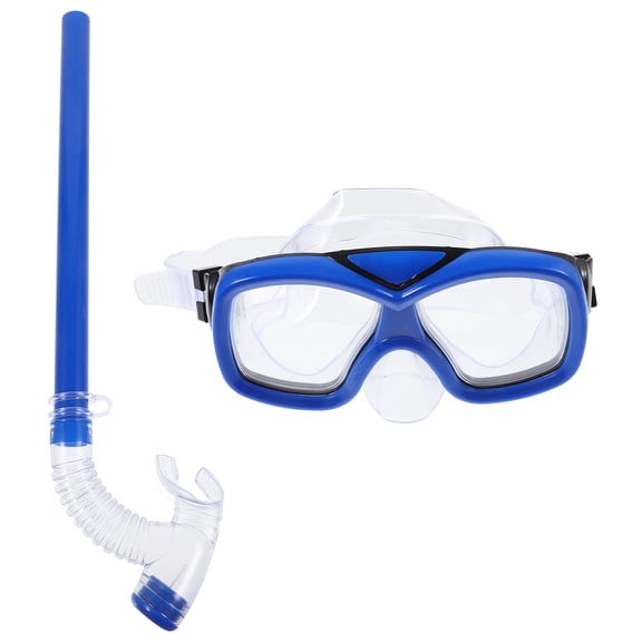 FUEENIRVA Dive Gear Snorkeling Equipment Blue PVC 1 Set