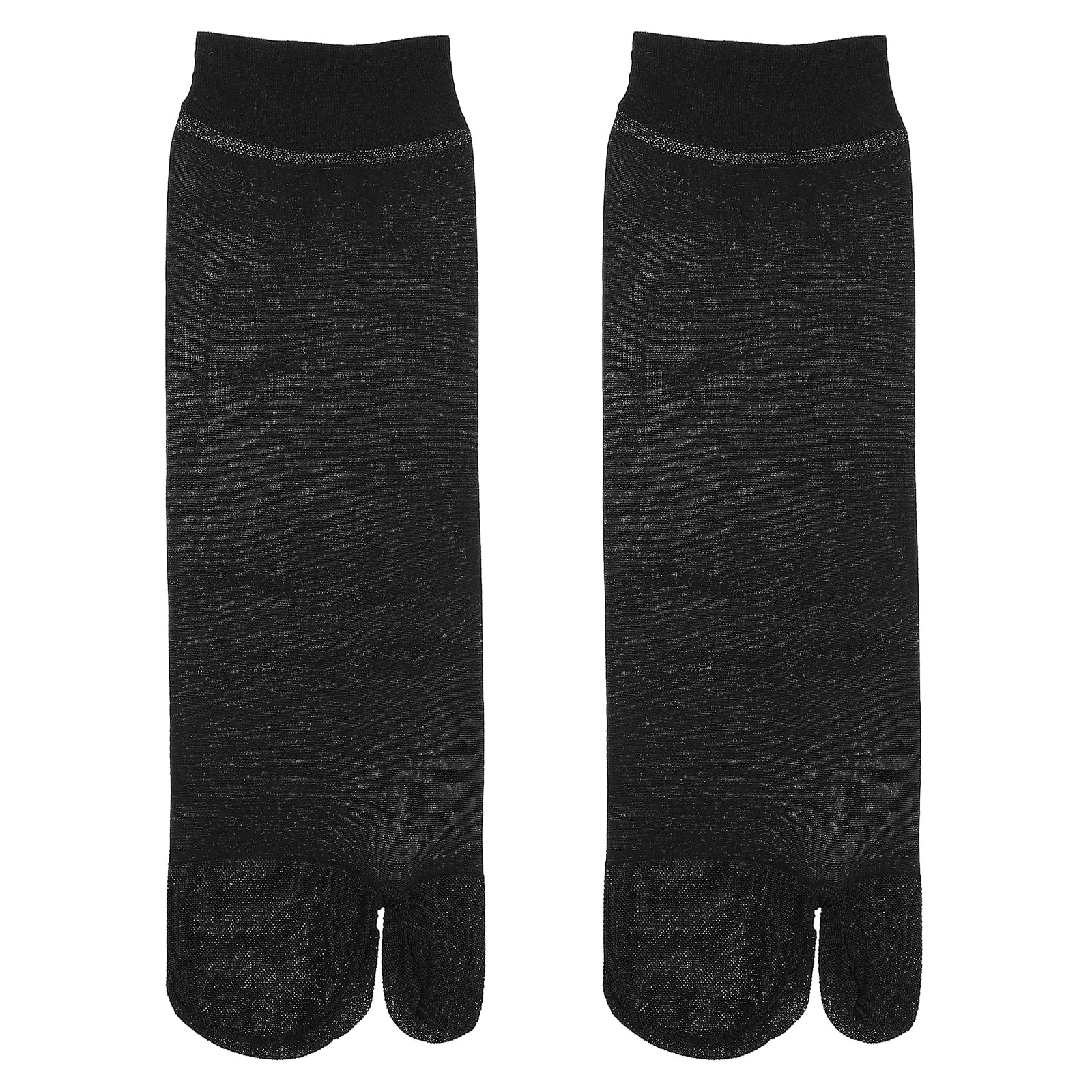Eease 10 Pairs Tabi Socks Toe Flop Socks High Crew Two Toe Athletic Cotton  Ankle Sock for Men Black - Walmart.com, image size:1600x1600