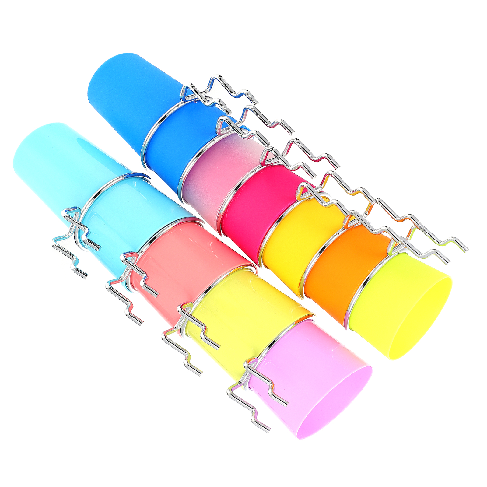 Eease 10 Sets Storage Cup Holders Pegboard Cup Racks Cup Organizers ...