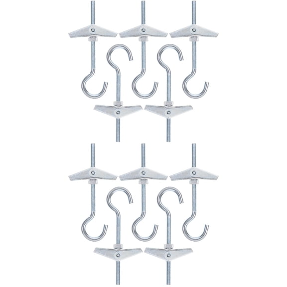 Eease 10 Sets Toggle Bolt For Drywall Anchor Heavy Duty Carbon Steel Wing Nut Supply