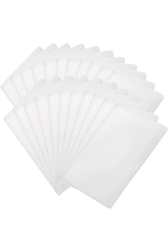 100 Pcs Antimagnetic Protective Cover Sheer Sleeves Plastic Card Business Credit Security Student