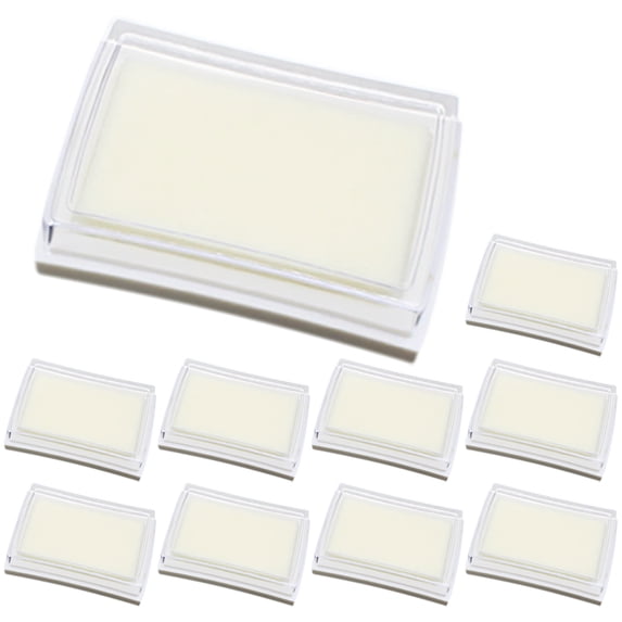 Eease 10pcs Blank Ink Pad for DIY Painting & Scrapbooking