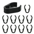 thumbnail image 1 of Eease 10pcs Mic Cable Clips 20mm Microphone Stand Cable Holders Clamp, 1 of 5