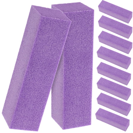 LHX 10pcs Nail Files for Manicure Pedicure Sponge Nail Files Finger Nail Files Nail Buffer Blocks