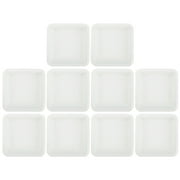 Eease 10pcs Plastic Weigh Boats Labs 250ml Weighing Dishes Disposable Plastic Square Dishes