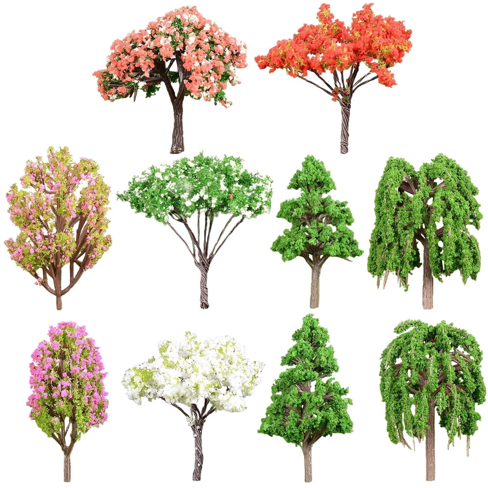 Mini Tree Jamie Plastic Miniature Trees for Decoration with Realistic Design and ...