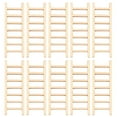 thumbnail image 1 of Eease 10pcs Wooden Ladder Funny Diy Craft Staircase Natural Stair Step for Landscape Decor, 1 of 10