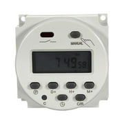 Eease 12V 16A LCD Programmable Relay for Indoor Home