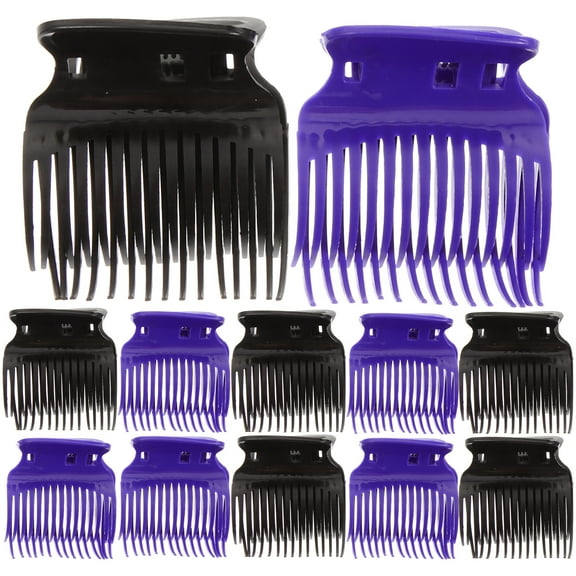 ORDDIART 12Pcs ABS Hair Clips for Hot Rollers, Hair Accessories, 2.2x2.0x1.6 Inches, Strong Grip for Styling