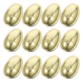 thumbnail image 1 of 12pcs Metallic Plastic Easter Eggs Set for Basket Decor, Golden Colored Plastic Containers for Spring Holiday, 1 of 10