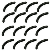 Eease 16Pcs Refill Pads for Eyelash Curler Best Replacement Rubber Cushions Washable for Mascara Eyeliner or Glue Smudged Lashes (Black)