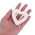 thumbnail image 1 of Eease 18Pcs White Foam Heart Wreath for DIY Wedding & Valentines Decorations - 3 Sizes, 1 of 7