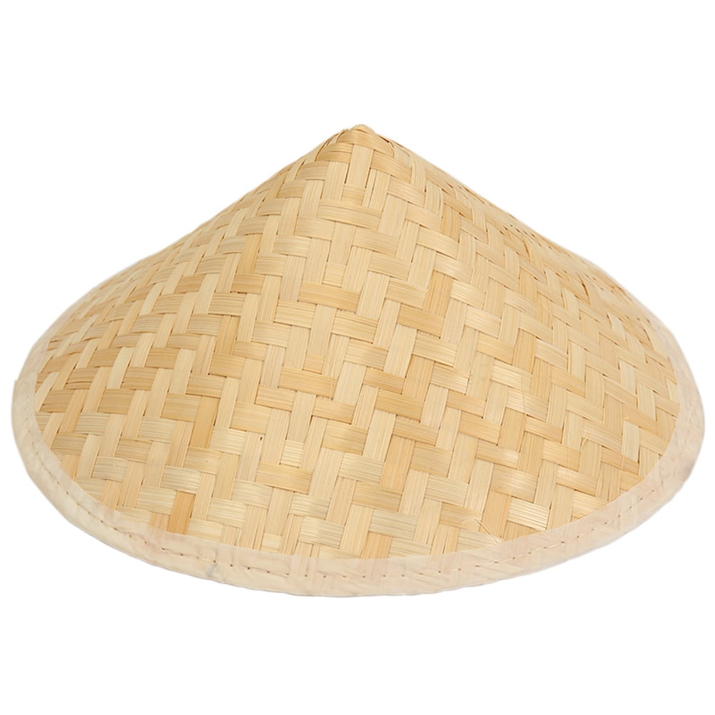Eease 1PC Bamboo Weaving Hats Traditional Chinese Oriental Bamboo Straw ...