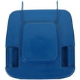 thumbnail image 1 of Eease 1PC Large Waste Bin Lid Trash Can Lid Plastic Trash Bin Lid Dustbin Accessories for Outdoor Garden Replacement (Blue, 50L), 1 of 5