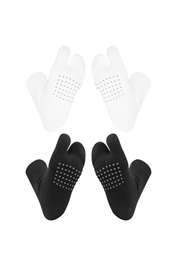Anti Skid Split Toe Socks Men 2 Pairs