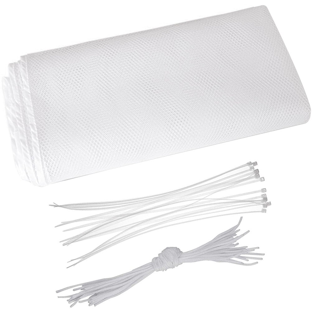 Eease 2 Sets Banister Guard Baby Railing Net Mesh Guard Pet Balcony Screen 1.5x0.9m