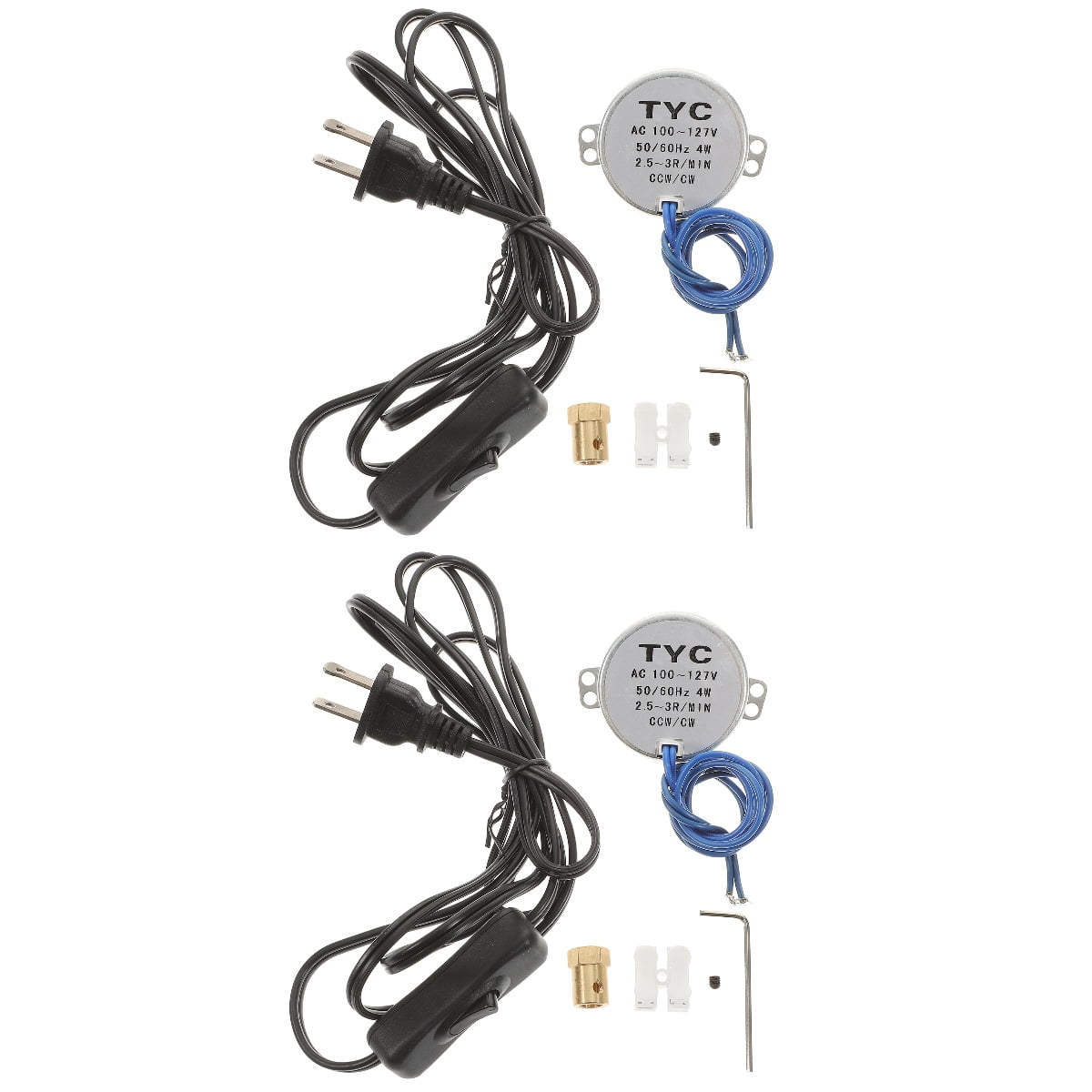 Eease 2 Sets Halloween Prop Motor Slow Rotating Motor Undirectional ...