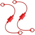 thumbnail image 1 of Eease 2 Sets Hydraulic Quick Coupler Dust Caps Hydraulic Connector Covers Caps and Plug Kit 1/2, 1 of 4