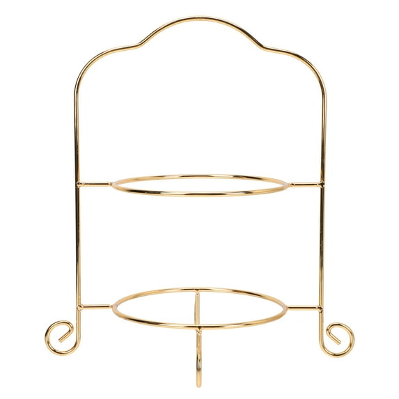Eease 2 Tiered Plate Rack Cake Stand for Parties and Events