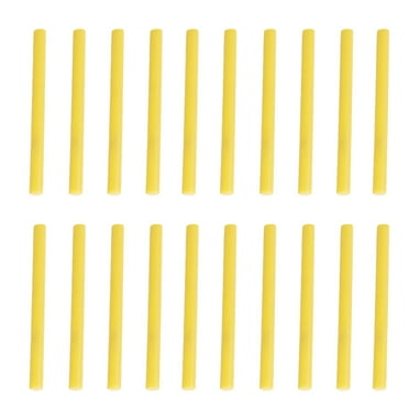 Eease 20 Mini Colored Hot Glue Sticks for Arts & Crafts - Yellow