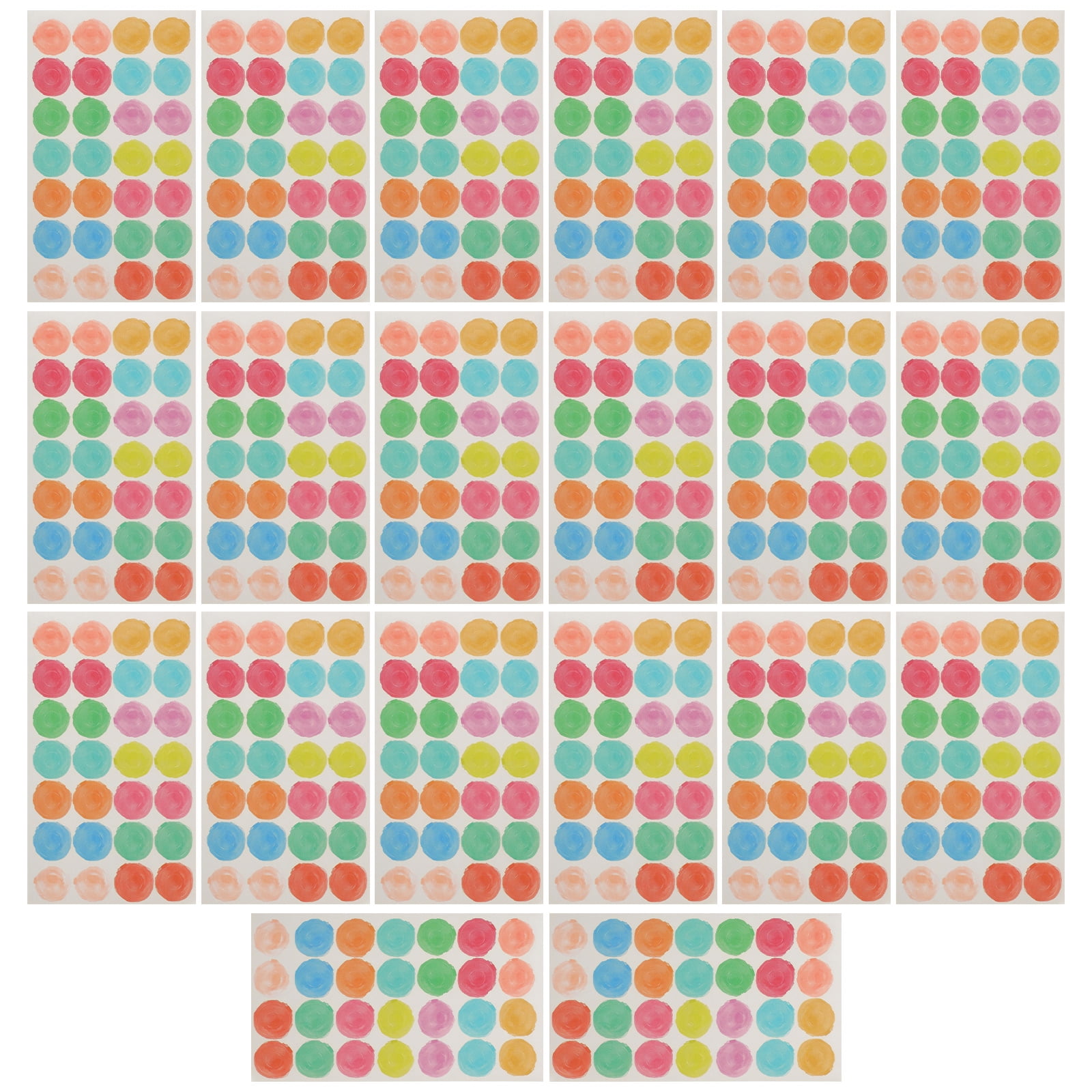 Eease 20 Sheets Hole Reinforcement Stickers Binder Paper Hole Ring