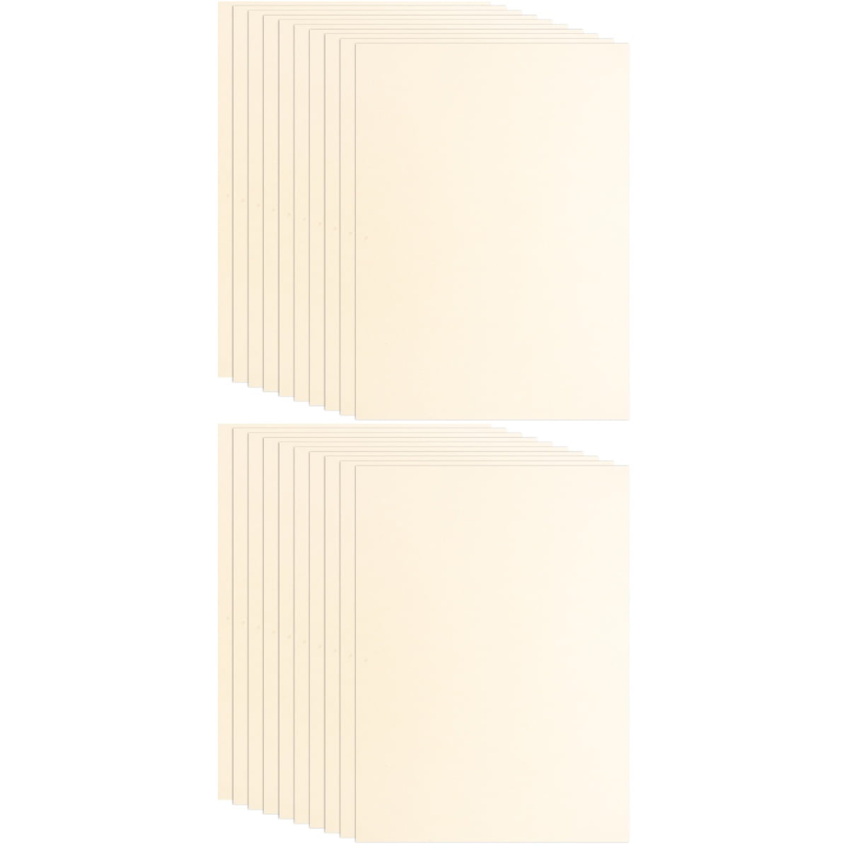 Eease 20 pcs Blank Certificate Paper Writable Printable Certificate Inner Paper for Office Use