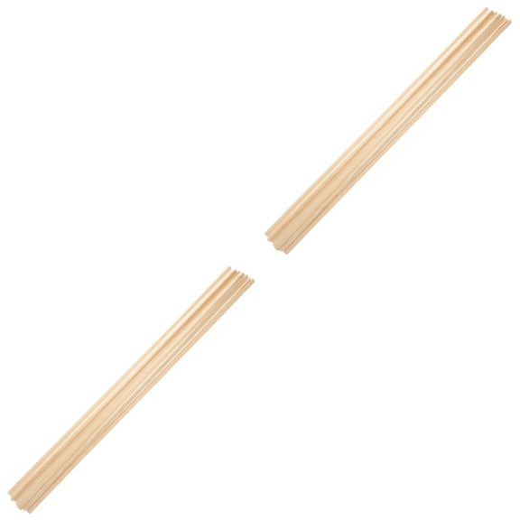 HEALEEP DIY Window Trim Wooden Classic Color for Home Decoration 20Pcs 19.65X0.24X0.24in