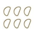 thumbnail image 1 of 20PCS Metal D Ring Buckle Clips for Sewing Keychains and Dog Leash, 1 of 5