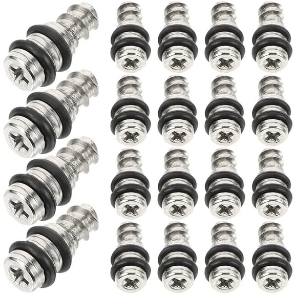 Eease 20pcs Shelf Bracket Screws Pegs Cabinet Laminate Support Pins