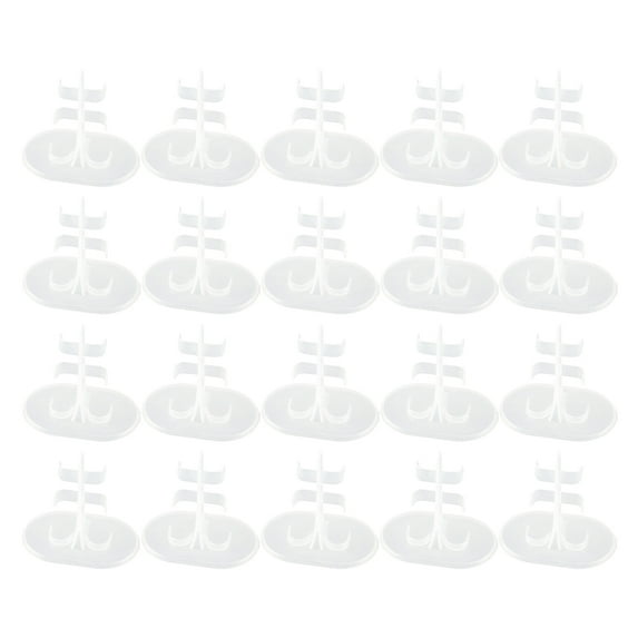 Eease 24pcs Doll Stands Display Holders for 11-13 Inch Dolls and Action Figures, Adjustable Supports for Collectibles