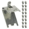 Eease 25Pcs Freezer Shelf Clips Metal Shelf Clips for Refrigerator